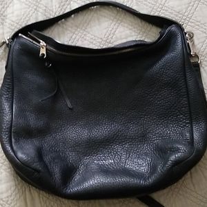 Large leather coach bag